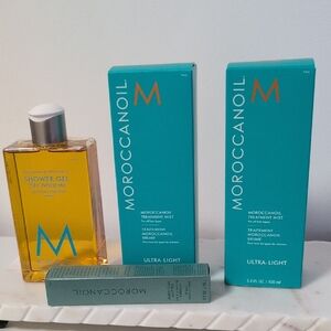Moroccanoil Ultra-Light Shower Gel and Treatment Mist - Teal and Gold
